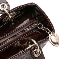 Medium Patent Cannage Lady Dior