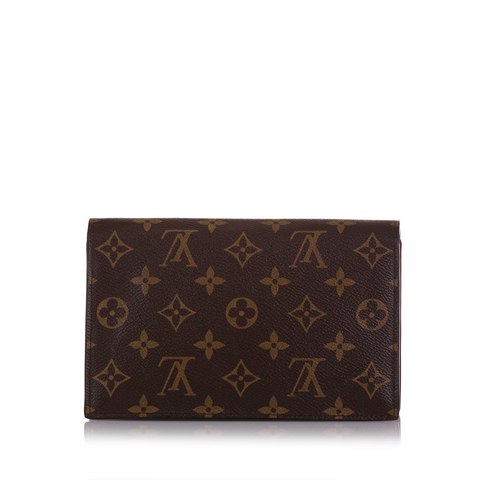 Monogram Flore Wallet On Chain _2