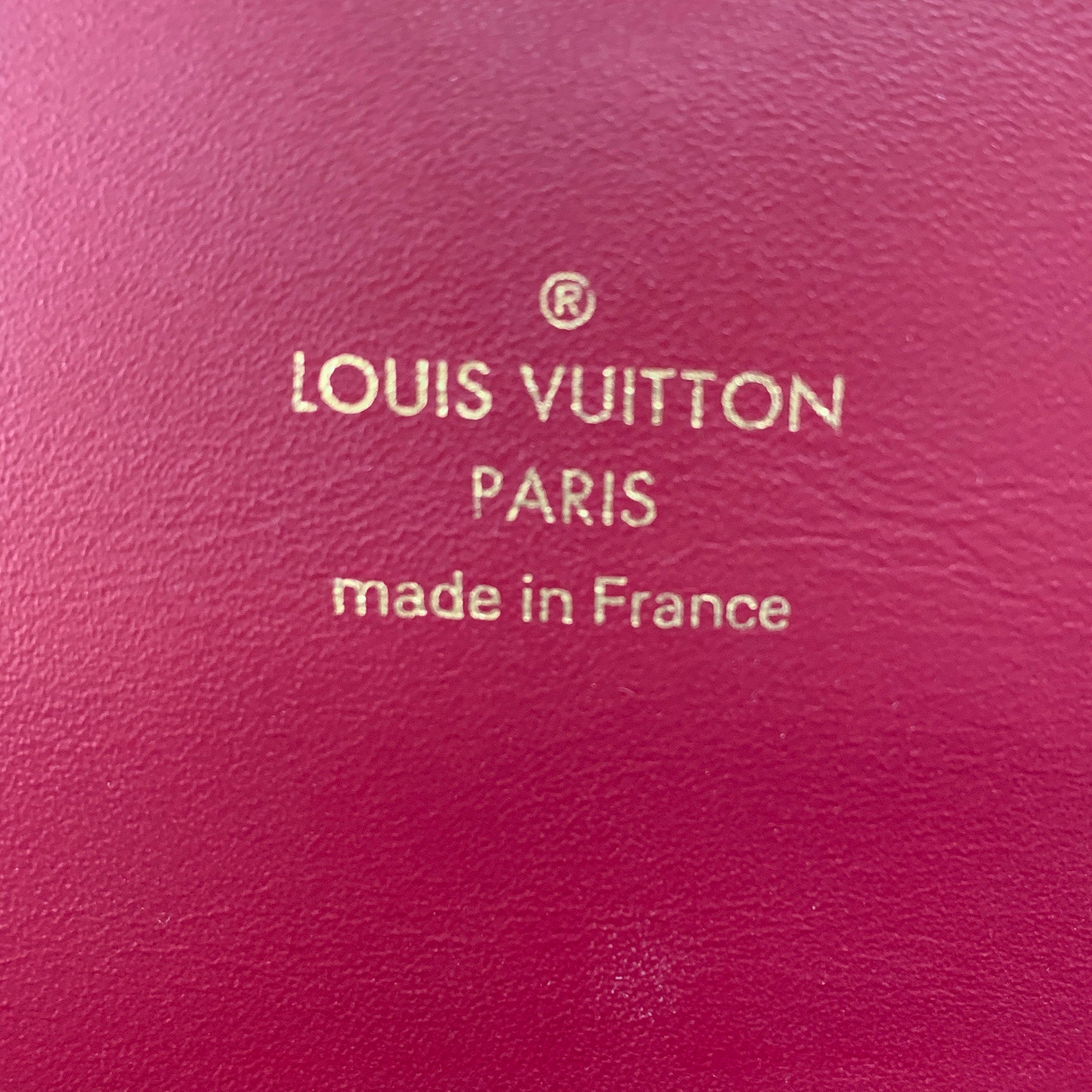 Monogram Flore Wallet On Chain