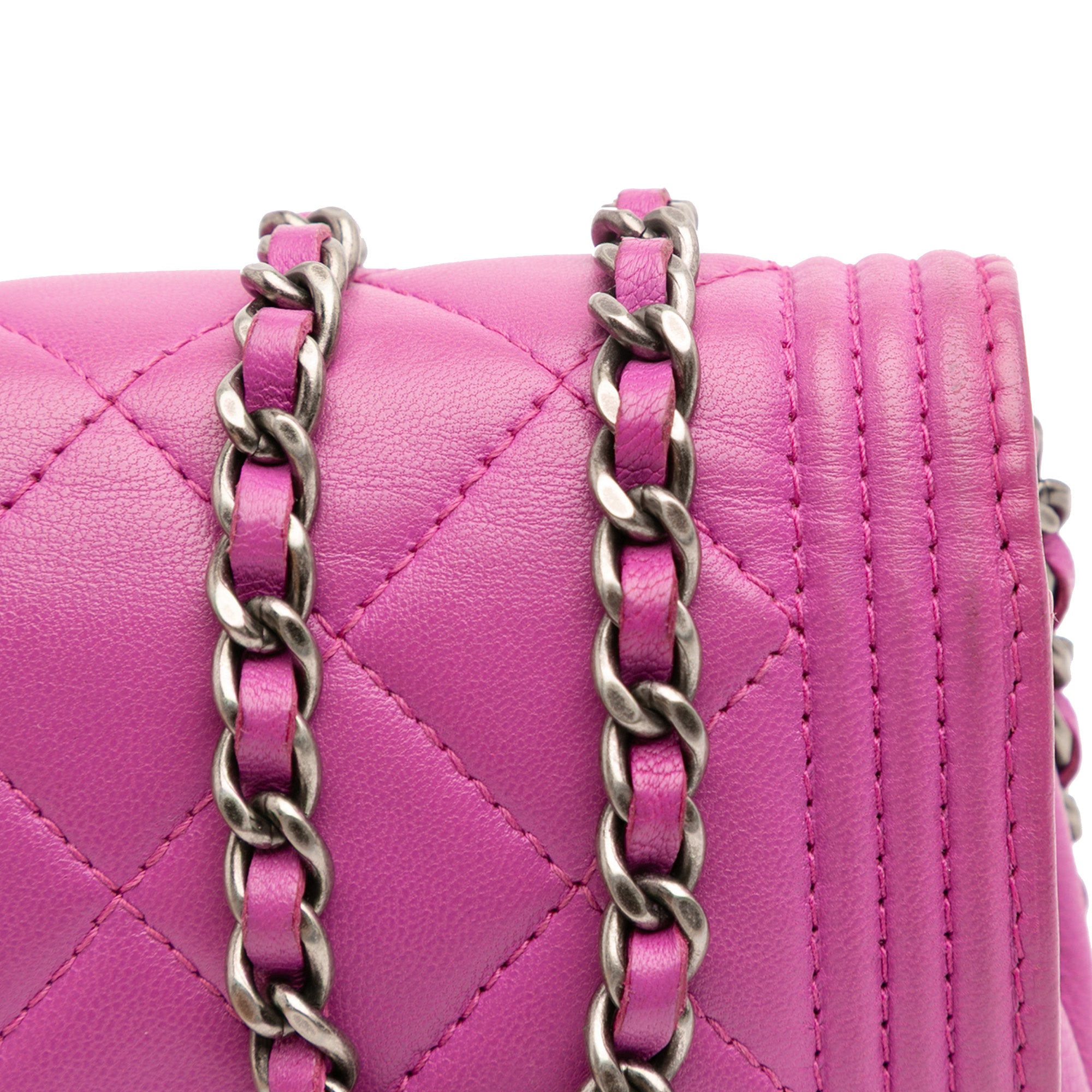 Lambskin Boy Wallet on Chain