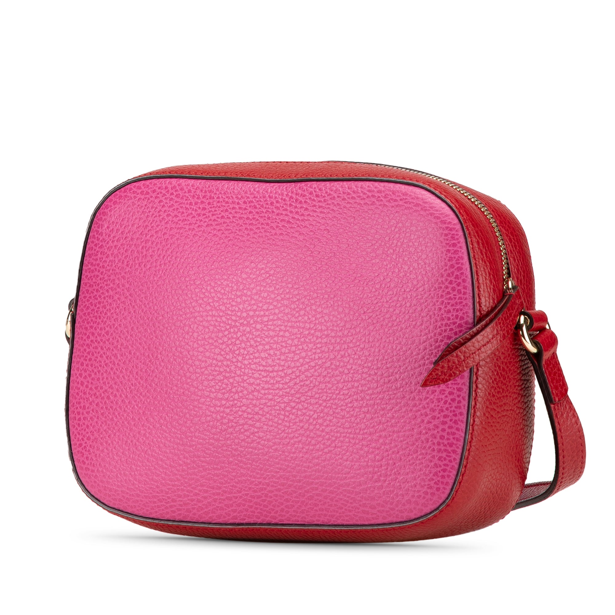 Small Bicolor Leather Soho Disco Crossbody