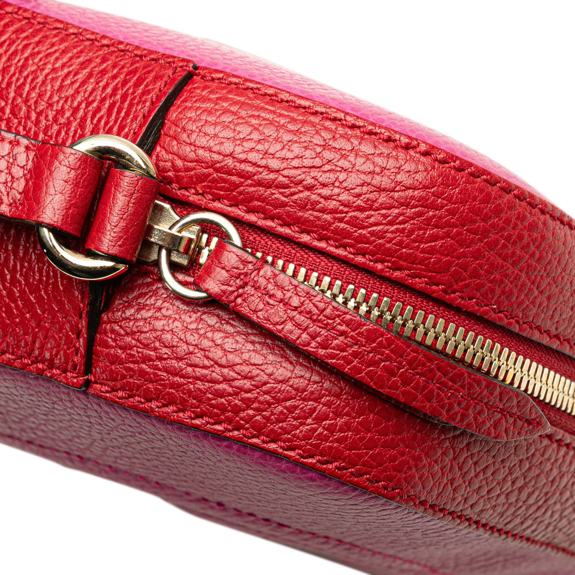 Small Bicolor Leather Soho Disco Crossbody