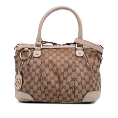 GG Canvas Sukey Satchel