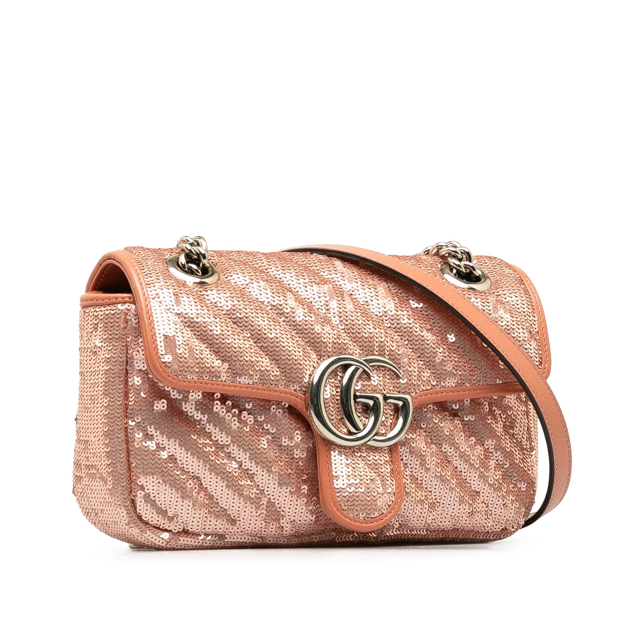 Mini Sequin GG Marmont Matelasse Crossbody Bag