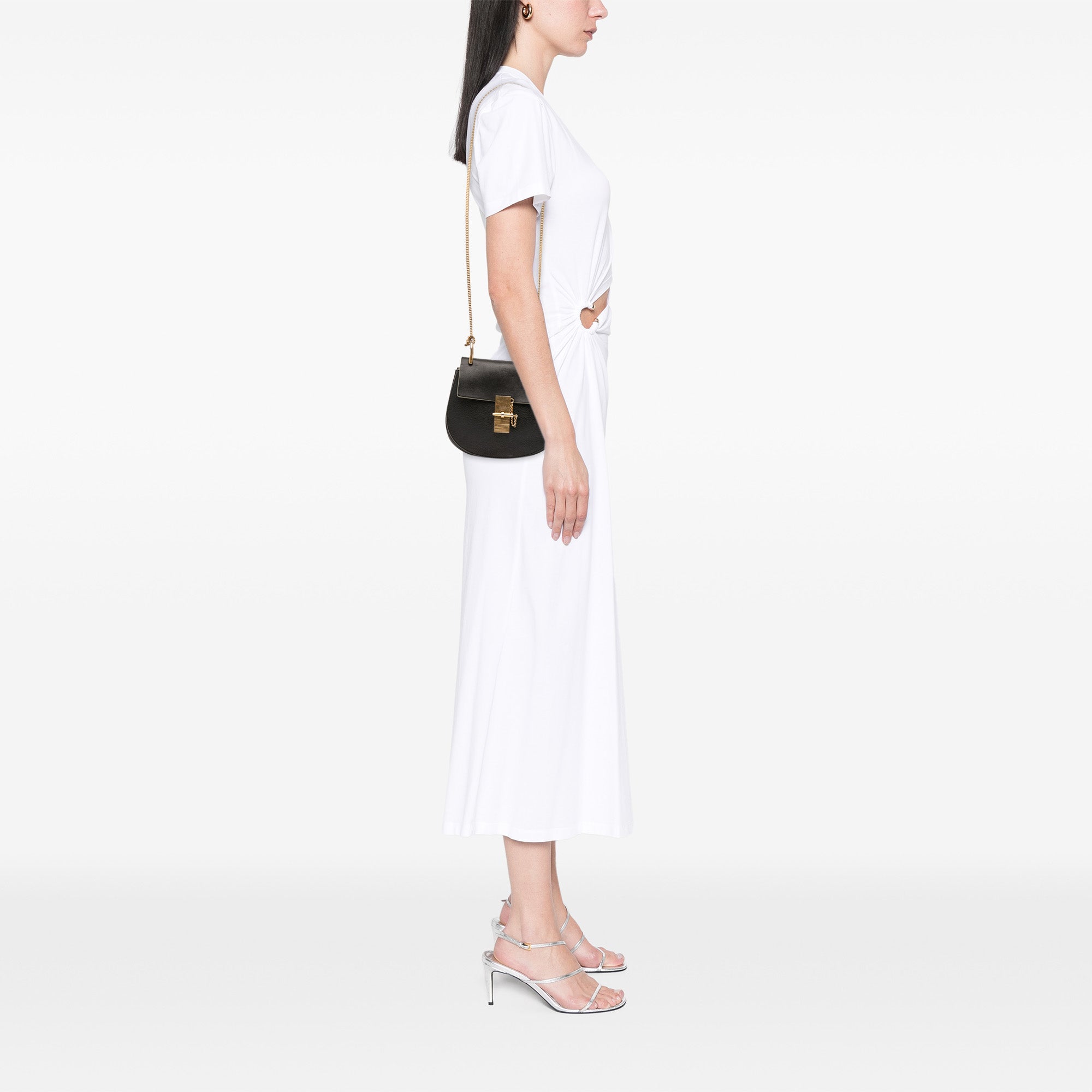 Mini Leather Drew Crossbody