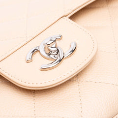 Jumbo Classic Caviar Double Flap