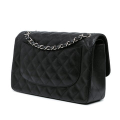 Jumbo Classic Caviar Double Flap