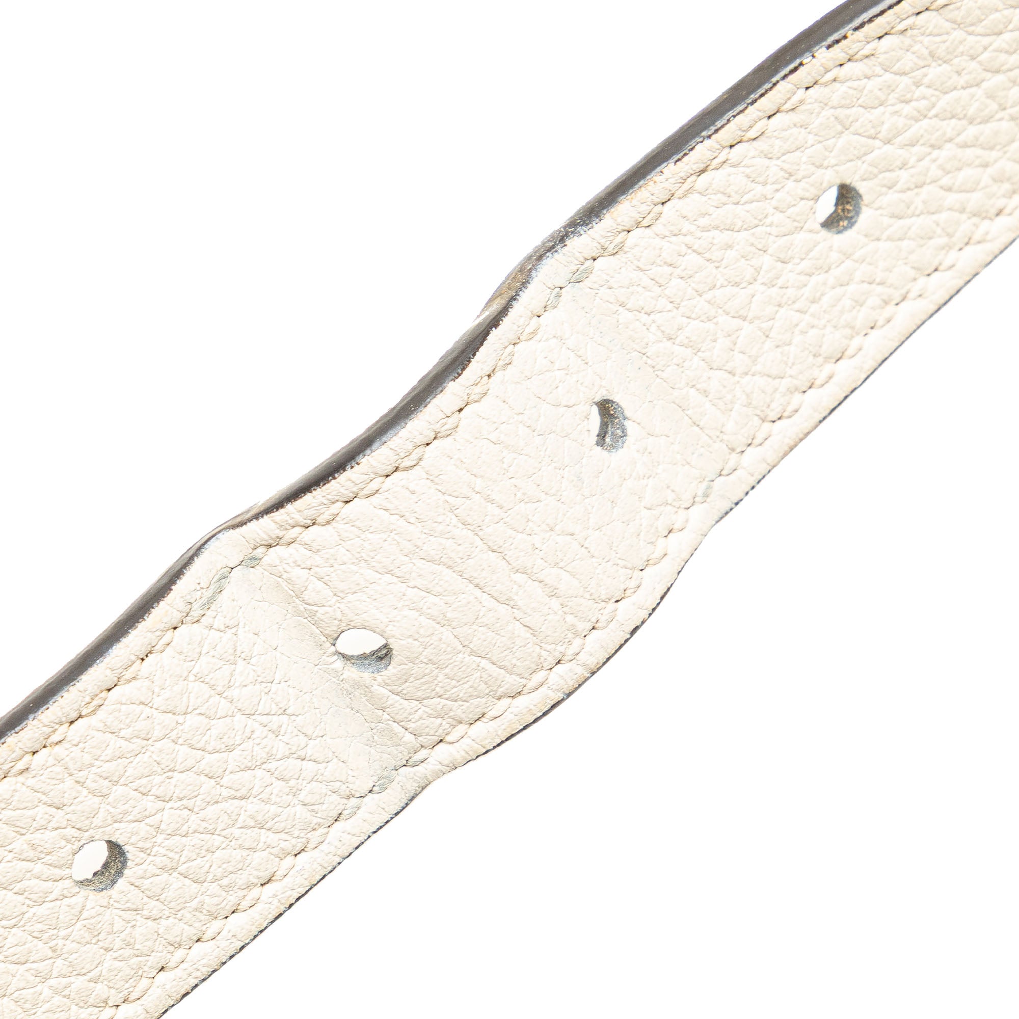 Leather Logo Half Moon Crossbody