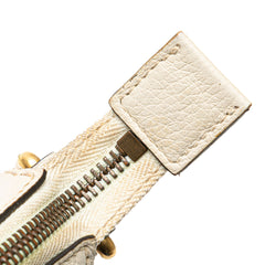 Leather Logo Half Moon Crossbody