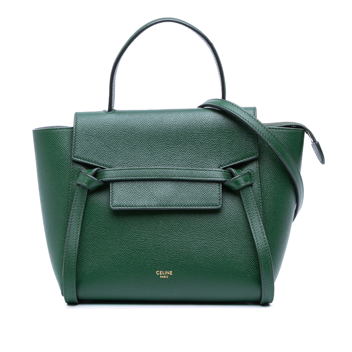 Nano Grained Calfskin Belt Bag