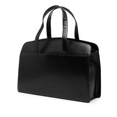 House Check Trimmed Leather Handbag