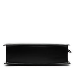 House Check Trimmed Leather Handbag