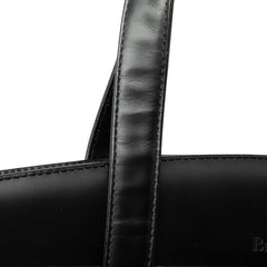 House Check Trimmed Leather Handbag