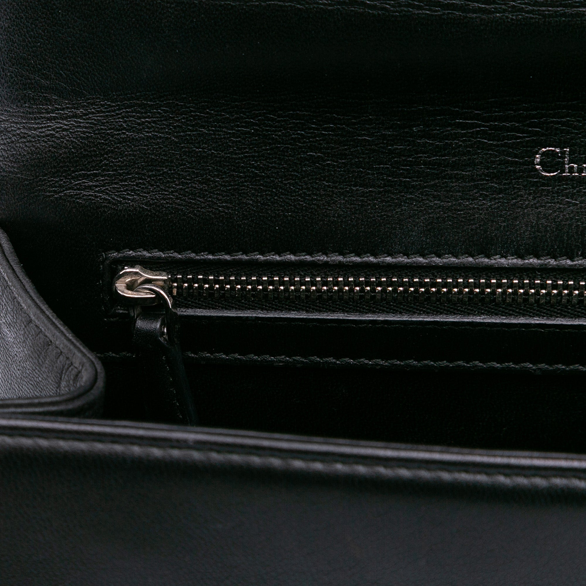 Medium Studded Lambskin Diorama Flap
