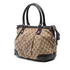 GG Canvas Sukey Satchel