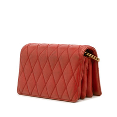 Diamond Quilted Lambskin Angie Chain Bag