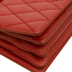 Diamond Quilted Lambskin Angie Chain Bag