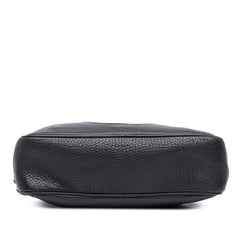 Pebbled Leather Soho Chain Zip Shoulder Bag