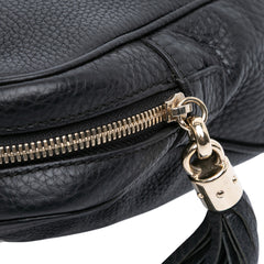 Pebbled Leather Soho Chain Zip Shoulder Bag