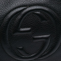 Pebbled Leather Soho Chain Zip Shoulder Bag