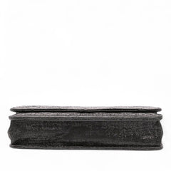 CC Quilted Crinkled Calfskin Wallet On Chain