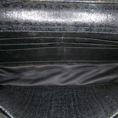 CC Quilted Crinkled Calfskin Wallet On Chain