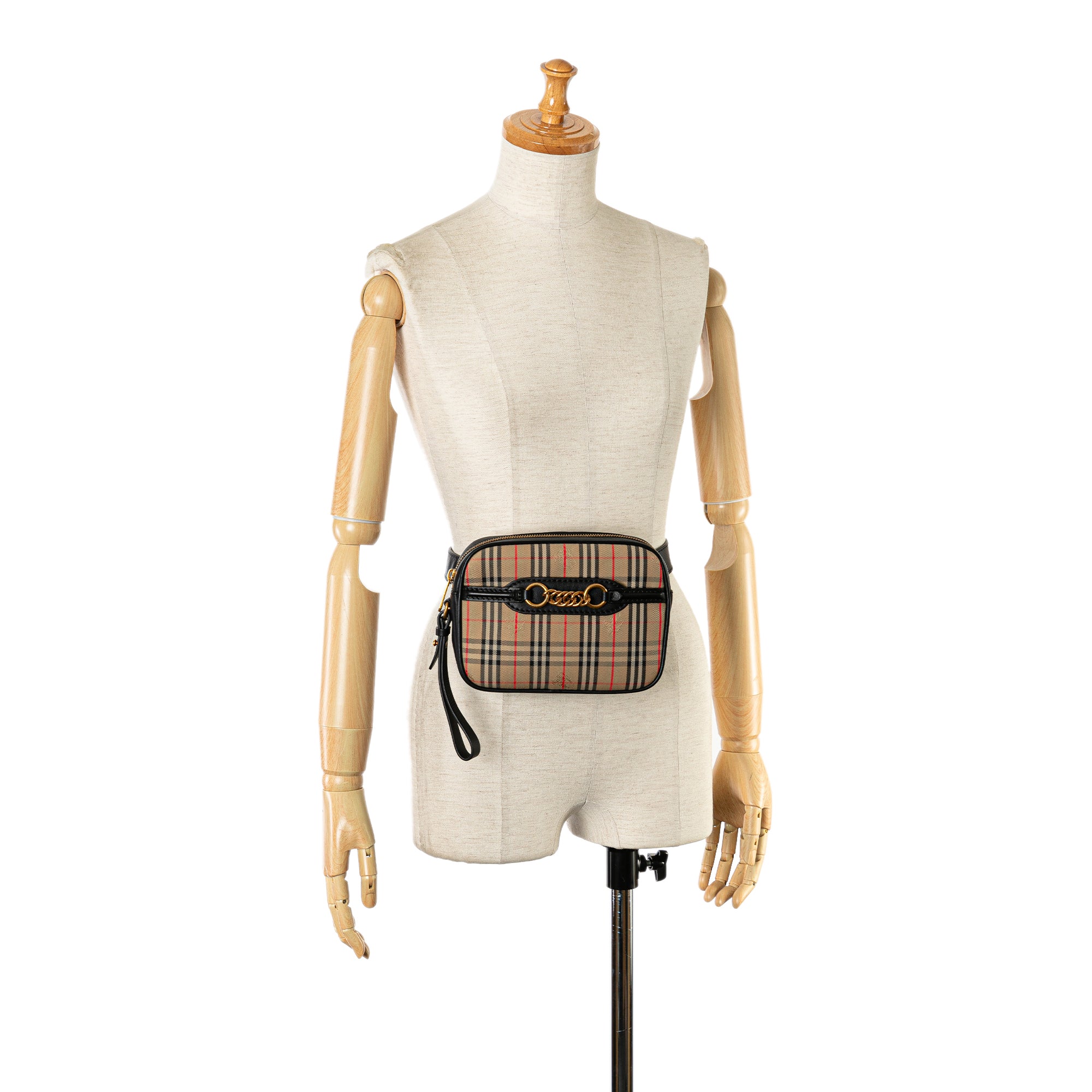 Haymarket Check Knight 1983 Link Belt Bag_9