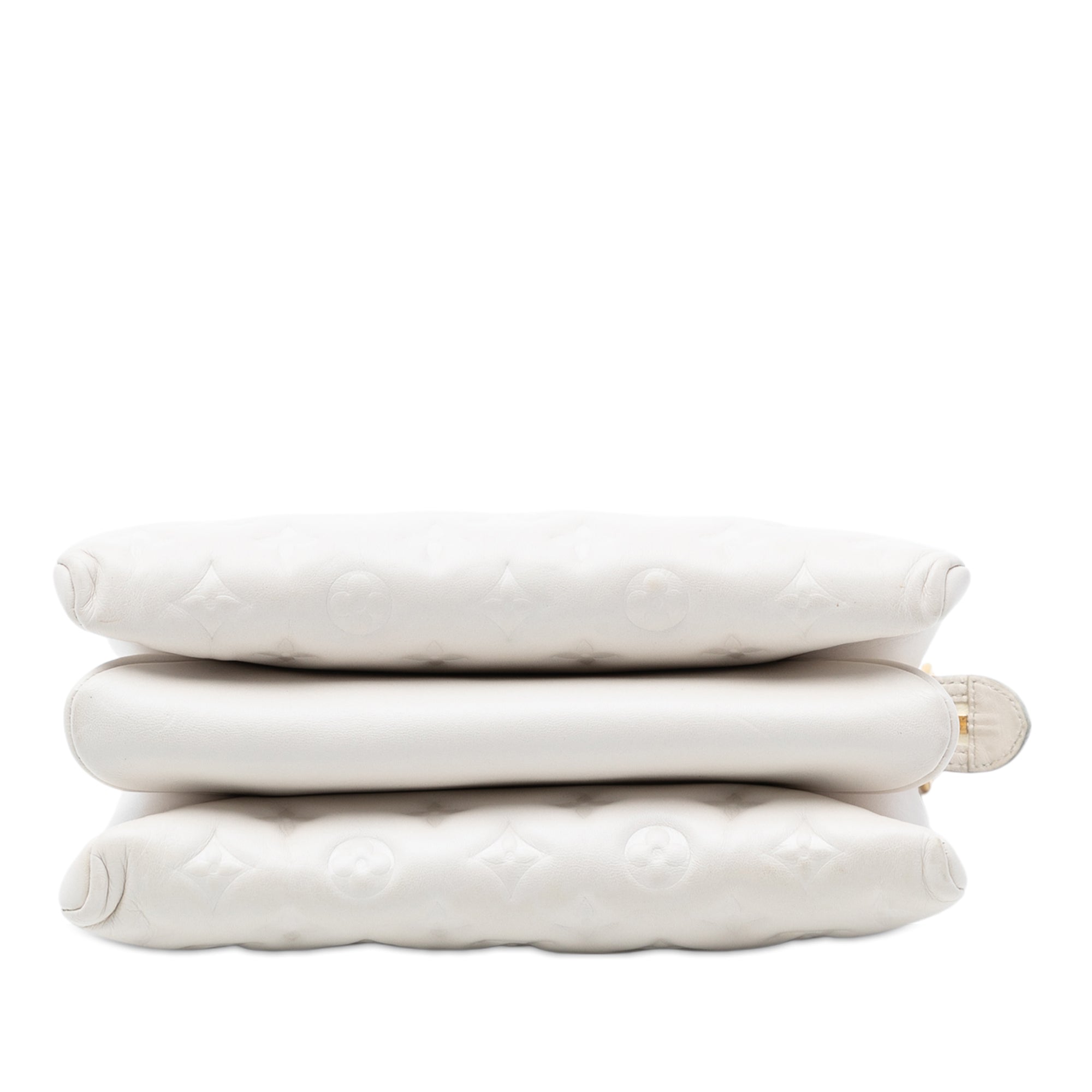 Monogram Embossed Puffy Lambskin Coussin PM