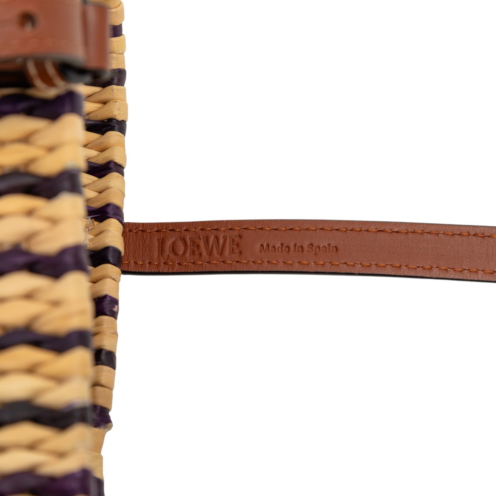 Raffia Square Basket Tote