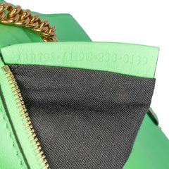 Zucca Embossed Leather Chain Midi Baguette