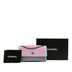 CC Quilted Bicolor Tweed Flap
