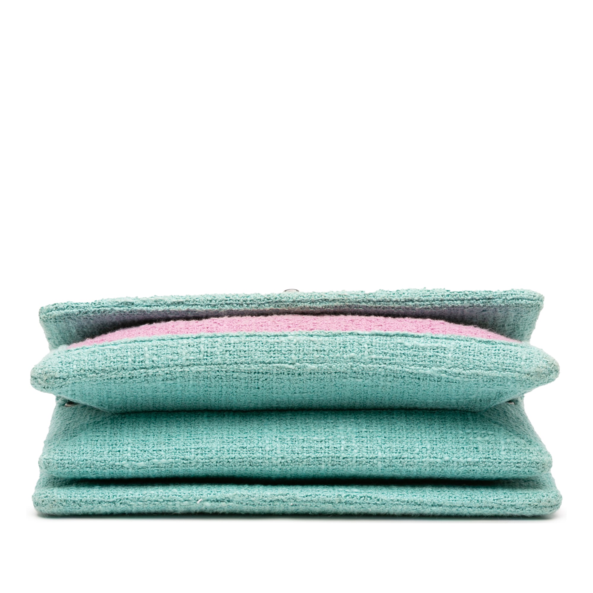 CC Quilted Bicolor Tweed Flap