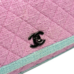 CC Quilted Bicolor Tweed Flap