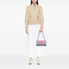 CC Quilted Bicolor Tweed Flap