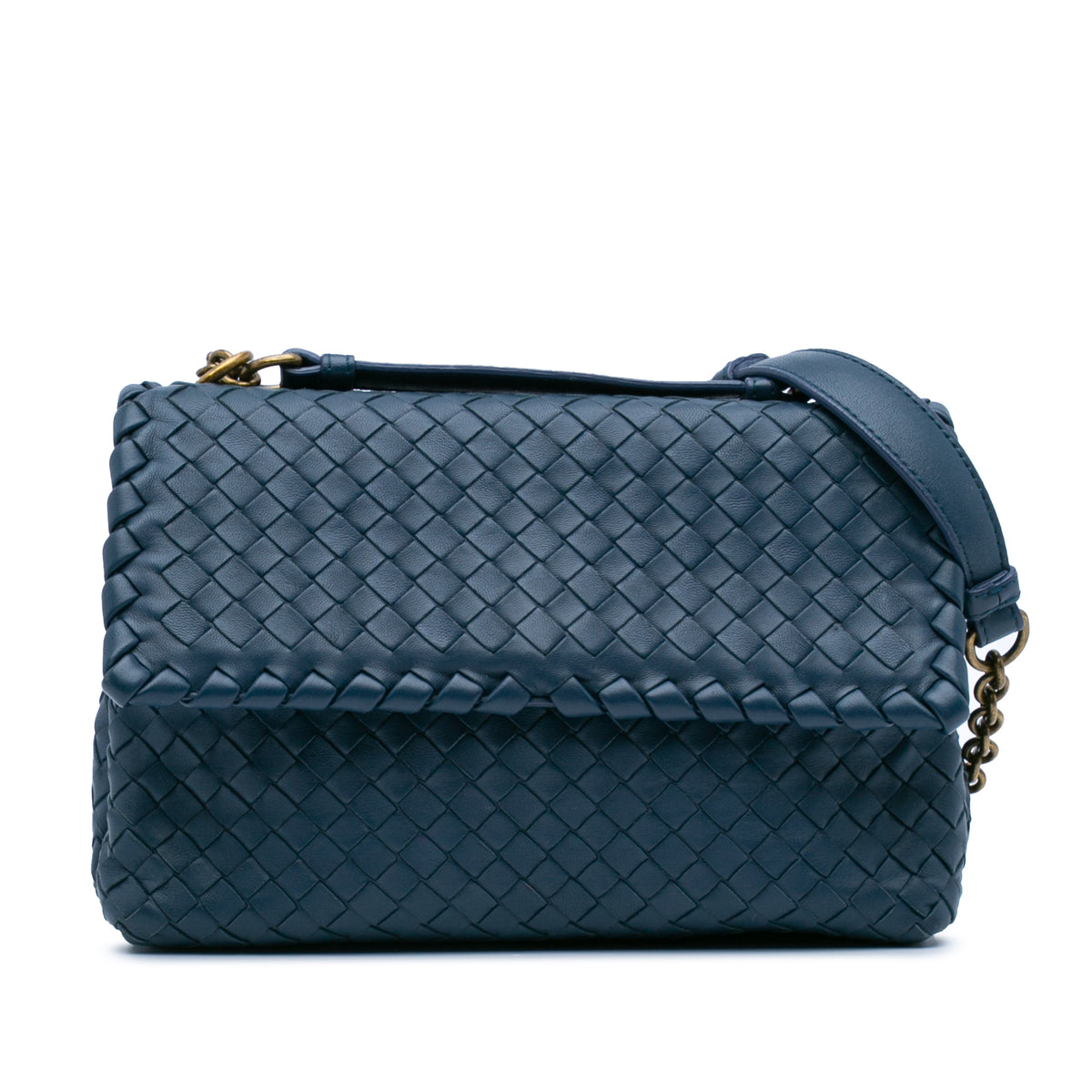 Small Nappa Intrecciato Olimpia Shoulder Bag