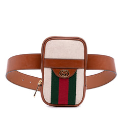 Ophidia Canvas Phone Case Belt Bag