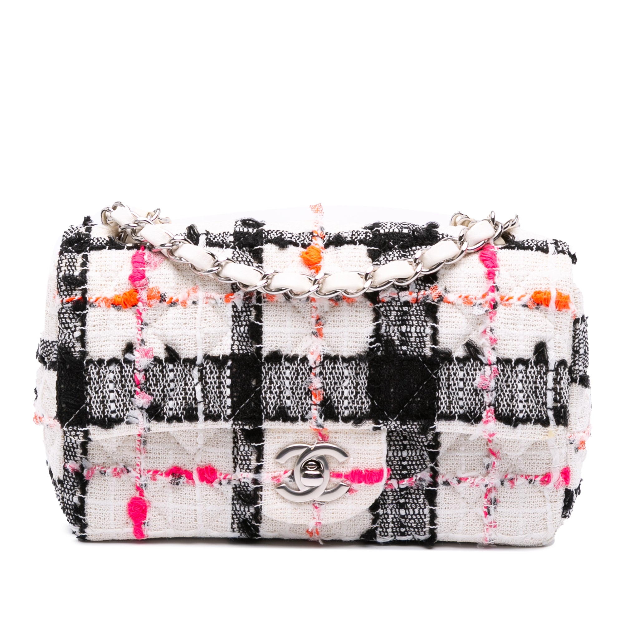 Mini Rectangular Classic Tweed Single Flap