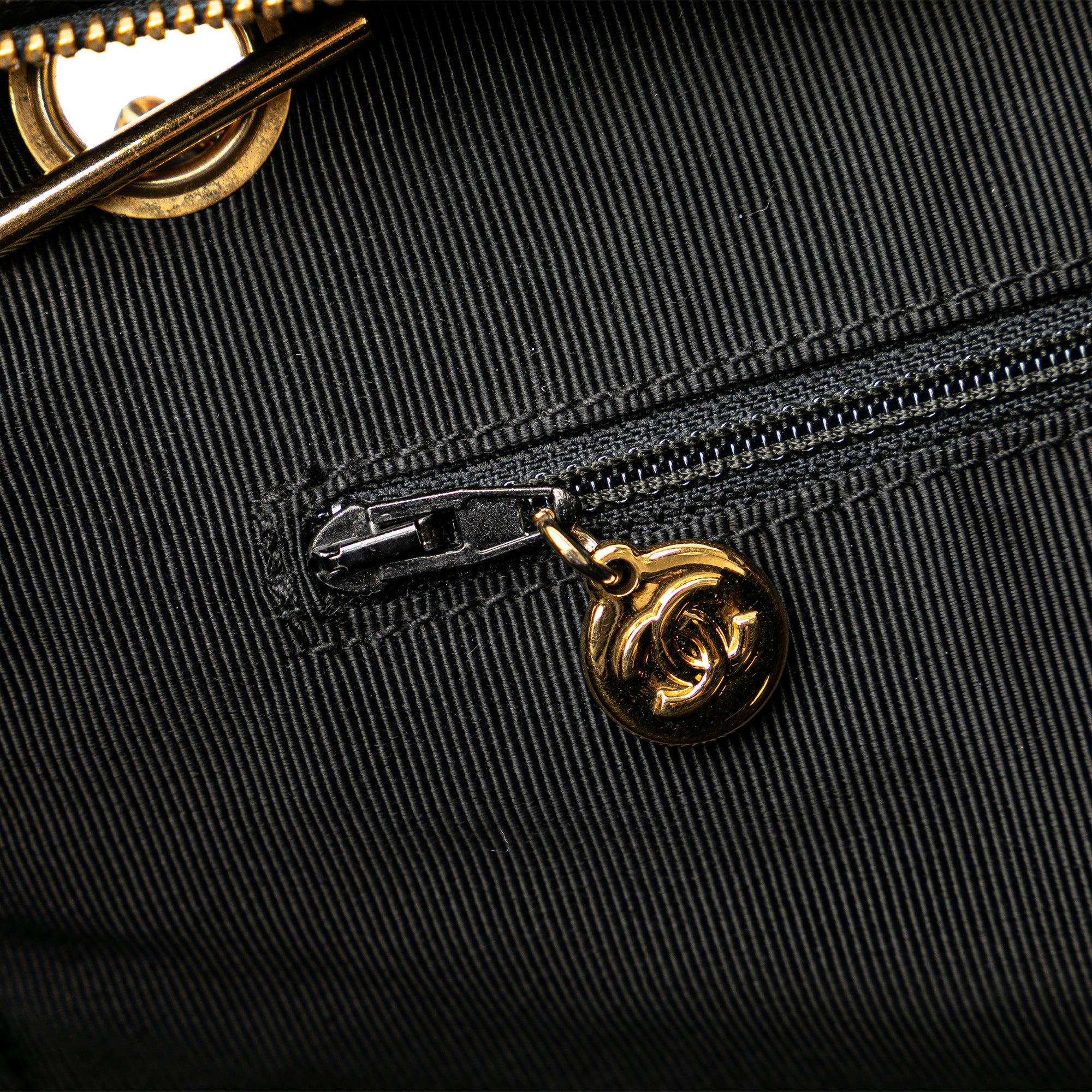 Triple CC Caviar Shoulder Bag