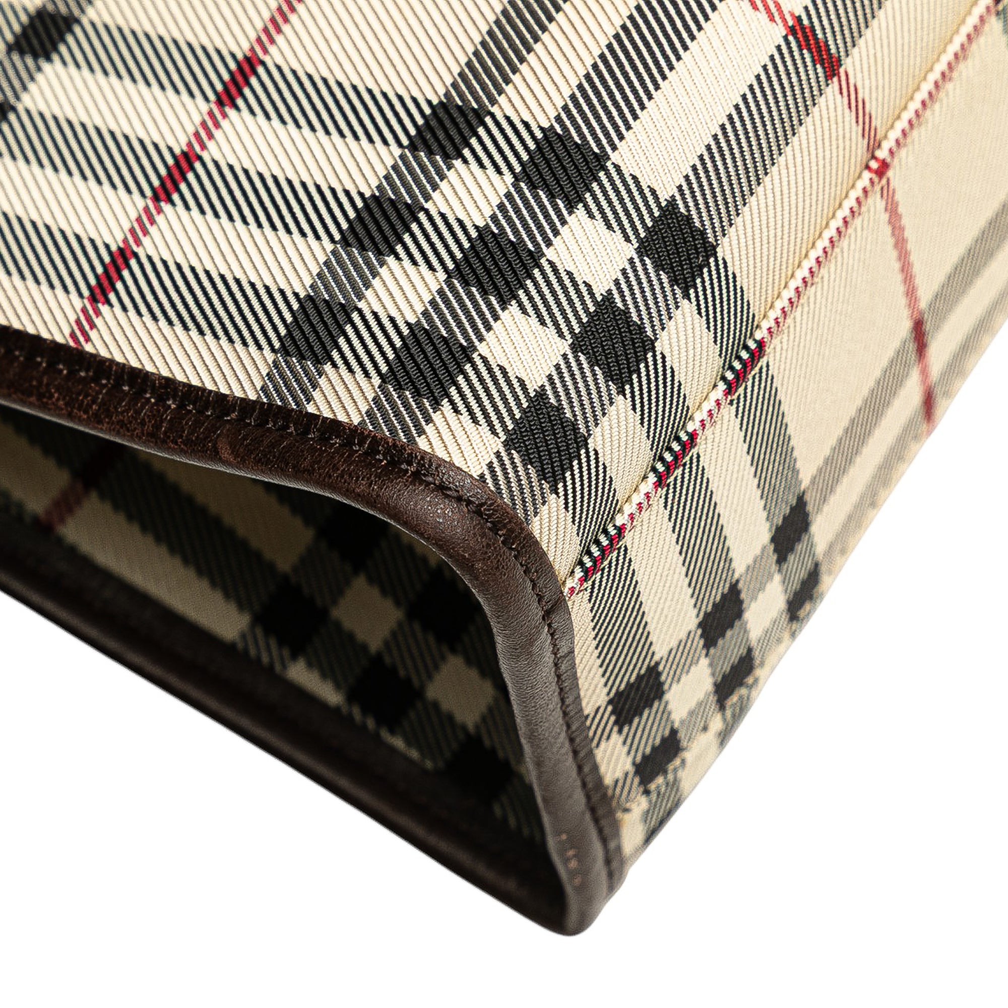 House Check Canvas Handbag