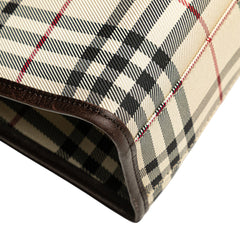 House Check Canvas Handbag