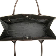 House Check Canvas Handbag