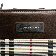 House Check Canvas Handbag