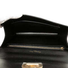 Medium Calfskin Crystal Embroidered Diorama Flap