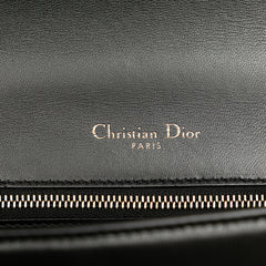 Medium Calfskin Crystal Embroidered Diorama Flap