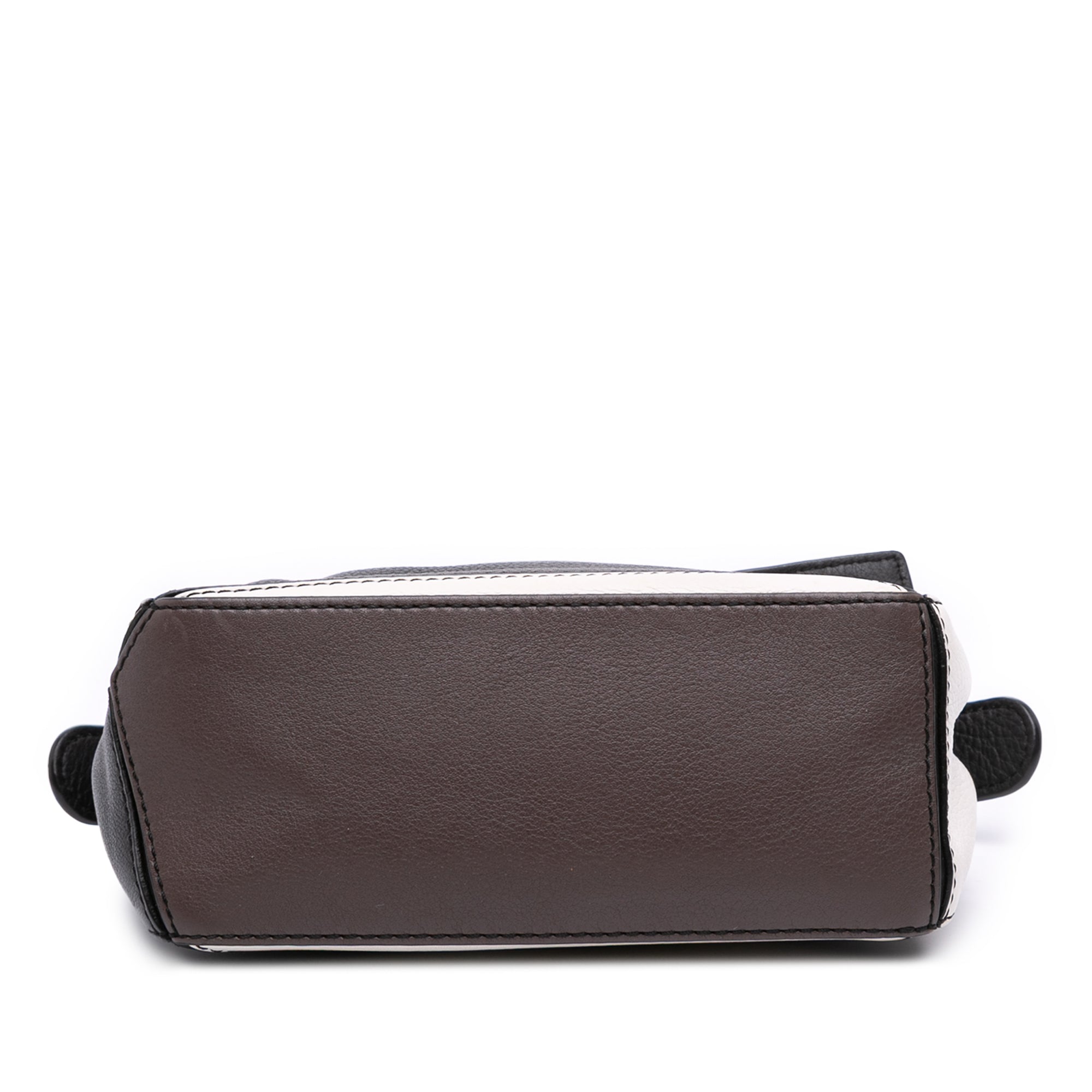 Mini Tricolor Calfskin Puzzle Satchel