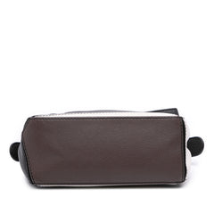 Mini Tricolor Calfskin Puzzle Satchel