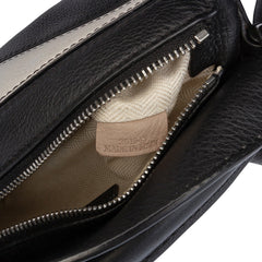 Mini Tricolor Calfskin Puzzle Satchel