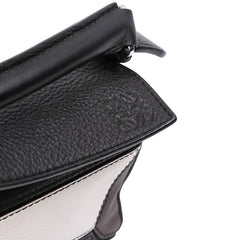 Mini Tricolor Calfskin Puzzle Satchel