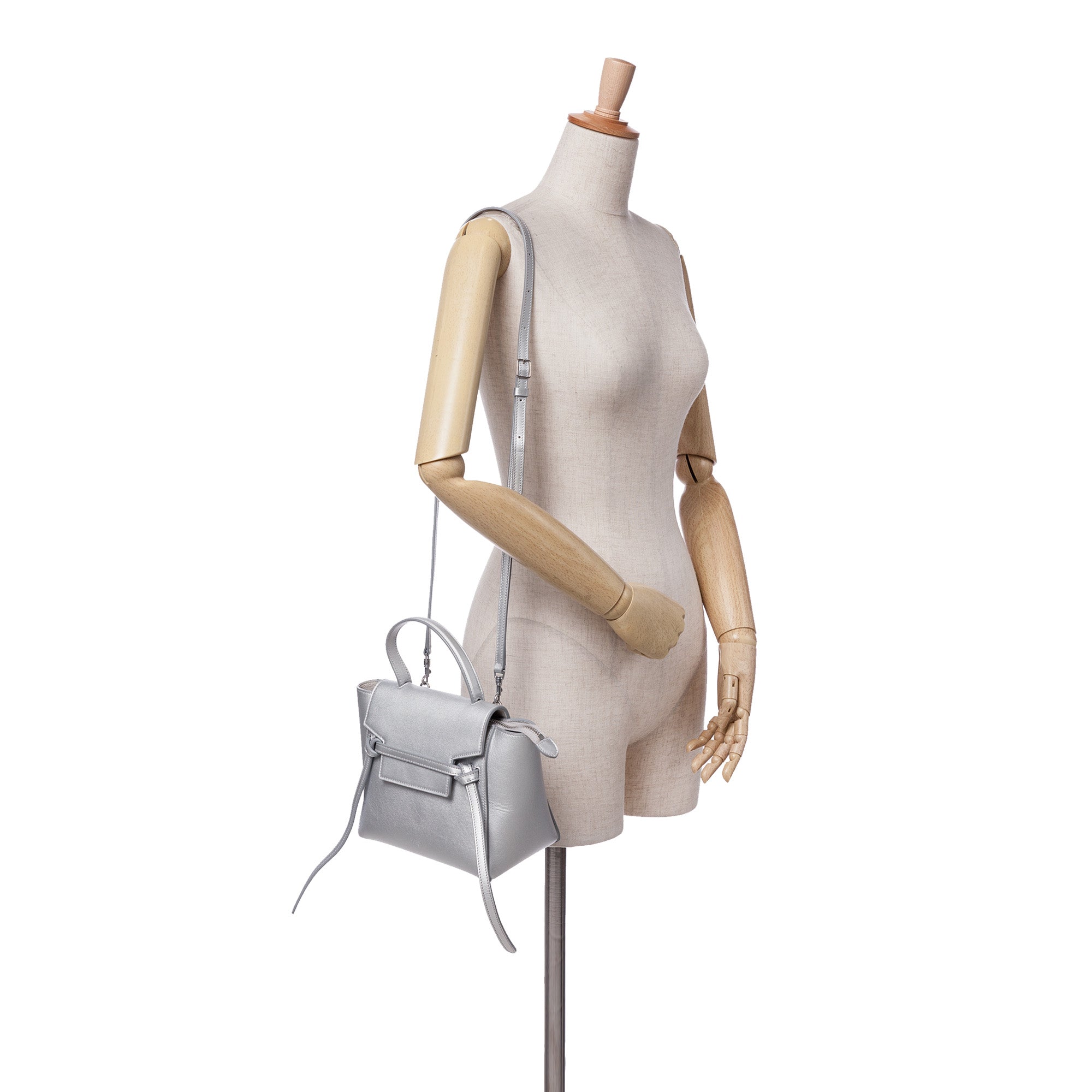 Nano Laminated Calfskin Belt Bag