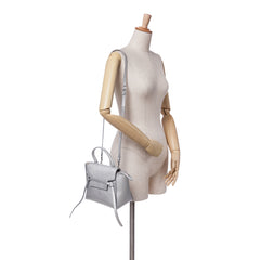 Nano Laminated Calfskin Belt Bag